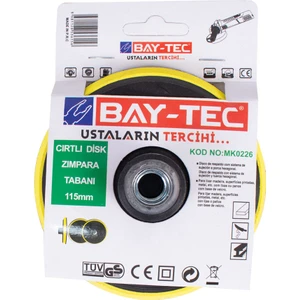 Bay Tec Bay-Tec Tabanı Cırtlı Disk Zımpara 115MM MK0226