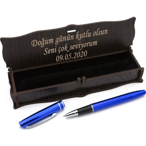 Kişiye Özel Ahşap Kutulu Roller Kalem
