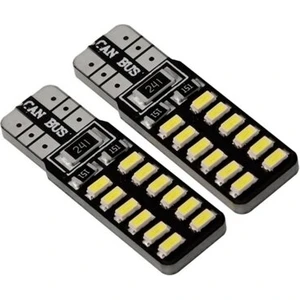 Cambus T10 LED Dipsiz 5 W 24'lü Beyaz Park Plaka LED Ampul 2 Adet