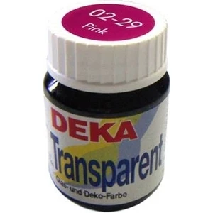 02-29 Transparent Cam Boyası Pembe 25 ml