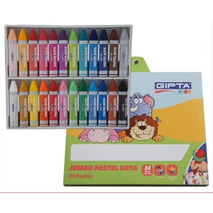 Jumbo Yıkanabilir Pastel Boya 14 Mm 24 Renk