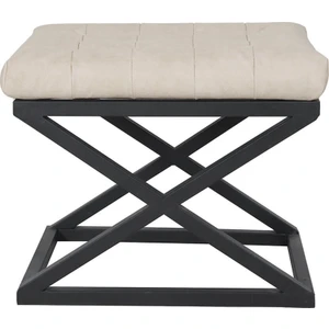 Siyah - Beyaz Çapraz Ayaklı Puf