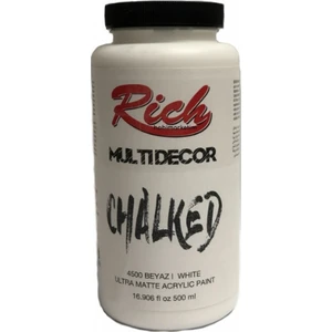 Multi Decor Chalked Akrilik Boya 500 cc Beyaz 4500