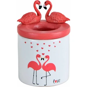 Flamingo Baskılı Flamingoların Aşkı Biblolu Kalemlik