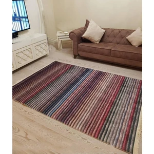 STY Home Renbow Kaymaz Tabanlı Yıkanabilir Halı Kilim Yolluk Renkli