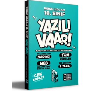 Benim Hocam Yayınları 10. Sınıf Yazılı Var !