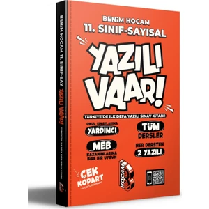 Benim Hocam Yayınları 11. Sınıf Sayısal Yazılı Var!