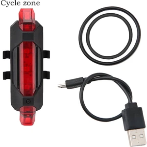 USB Şarj Edilebilir LED Bisiklet Ikaz Lambası, Arka Uyarı Lambası