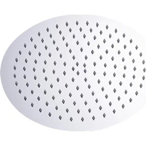 T-May Banyo Sardes Oval Ince Tepe Duş Seti Başlığı 30X30 Paslanmaz Metal