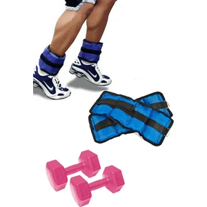 El Ayak Ağırlığı 0.5KGX2ADET + 1KGX2ADET Dambıl Seti Dumbell Kol Ayak El Bilek Kası Kas Spor Aleti