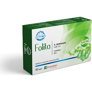 Folita Metilfolat ve Iyot Içeren Takviye Edici Gıda 30 Tablet
