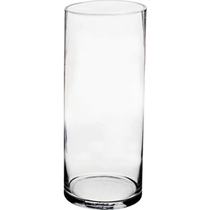 Cam Vazo Silindir H:40 cm