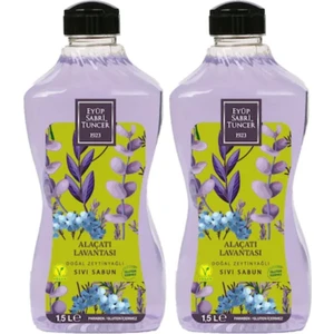 Eyüp Sabri Tuncer Alaçatı Lavantası Doğal Zeytinyağlı Sıvı Sabun 2 Adet 1500 ml