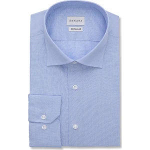 Buruşmaz (Wrinkle Free) Açık Mavi Regular Fit Gömlek