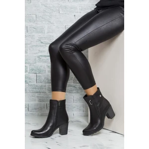 Deri Kadın Deri Bot TRC30-3763 Siyah 39