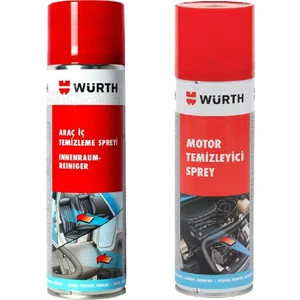 Motor Temizleyici Sprey + Araç Içi Temizleyici Sprey 500 ml