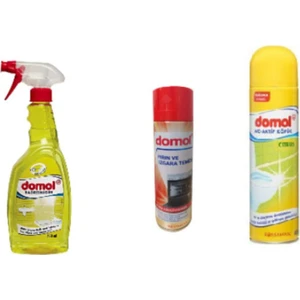Kir ve Kireç Çözücü 750 ml Sprey + Tuvalet Temizleme Köpüğü 500 ml + Fırın Izgara Temizleyici Köpük 500 ml