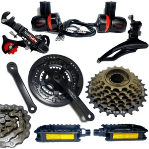 Emir Bisiklet'de Sunrun 3x7 21 Vites Arka,orta,zincir,pedal,vites Kolu,grup Seti