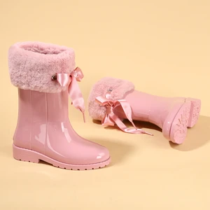 W10239 Campera Charol Soft Kız Çocuk Su Geçirmez Yağmur Kar Çizmesi