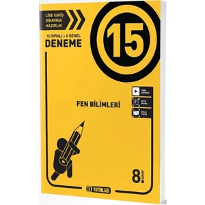 Hız Yayınları 8. Sınıf Fen Bilimleri 15'li Deneme