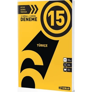 Hız Yayınları 6. Sınıf Türkçe 15'li Deneme