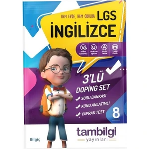 Tambilgi Yayınları 8. Sınıf 3'lü Ingilizce Set