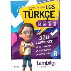 Tambilgi Yayınları 8. Sınıf 3'lü Türkçe Set