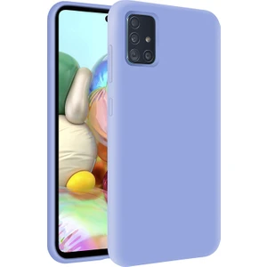 Samsung Galaxy M31S Kapak Içi Kadife Soft Logosuz Lansman Silikon Kılıf - Lila
