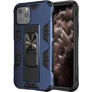 Apple iPhone 11 Pro Max Kapak Standlı Mıknatıslı Tank Kılıf - Lacivert