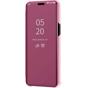 Smart Tech Samsung Galaxy M10 Aynalı Kapaklı Lüx Kılıf