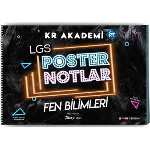 Kr Akademi Yayınları LGS Fen Bilimleri Poster Notlar