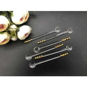 Cns Home Gold 6'lı Cam Çay Kaşığı