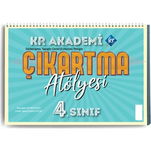 Kr Akademi Yayınları 4. Sınıf Çıkartma Atölyesi