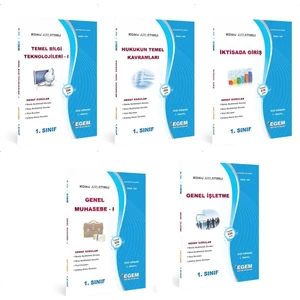 Egem Eğitim Yayınları AÖF Uluslararası Ticaret ve Lojistik 1. Sınıf Güz Dönemi Set