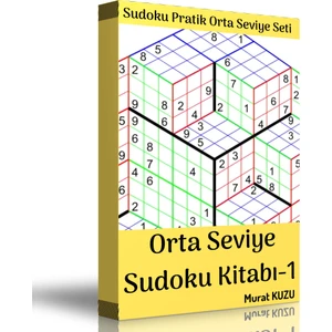 Sudoku Orta Seviye Bulmaca Kitabı-1