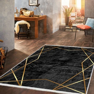 Bazaarforum Prizma Serisi Deri Taban Saçaklı Salon Halısı 100 x 140 cm FM-2543