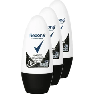 Invisible Black White Kadın Roll-On 50 ml 3'lü Paket