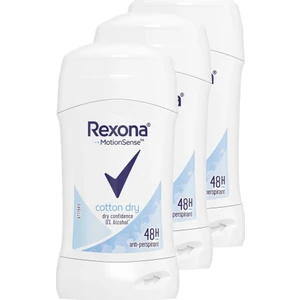 Cotton Dry Stick Deodorant 40 ml 3'lü Set