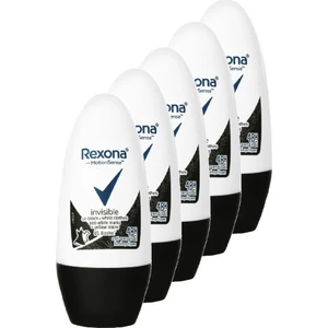 Invisible Black White Kadın Roll-On 50 ml 5'li Paket