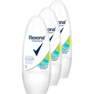 Stay Fresh Blue Poppy Apple Kadın Roll-On 50 ml 3'lü Paket