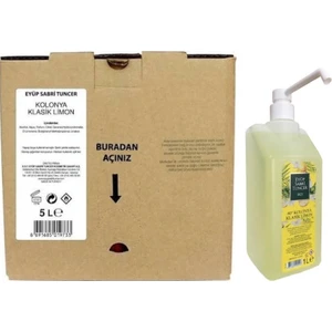 Eyüp Sabri Tuncer Kolonya Limon 5 Lt + 1 Lt Pompalı  Kolonya