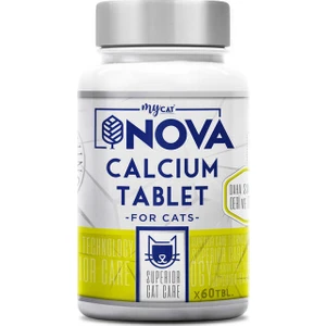 My Cat Nova Kediler İçin Calsium Tablet (60 Tablet)