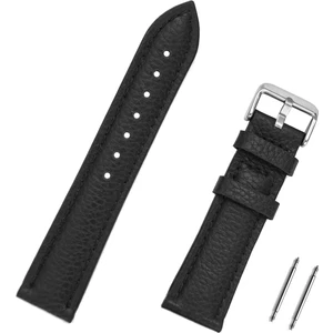 20mm Siyah Floter Deri Saat Kordonu