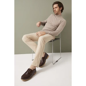 Erkek Deri Ayakkabı 103984 K03 Kahverengi