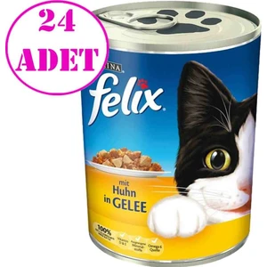 Tavuklu Kedi Konservesi 400 gr 24 Adet