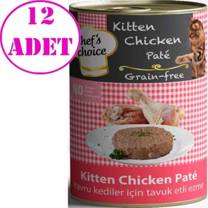 Chefs Choice Tavuklu Yavru Kedi Konservesi 400 gr 12 Adet