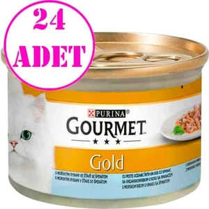 Proplan Gourmet Ispanak Soslu Okyanus Balıklı 85 gr 24 Ad