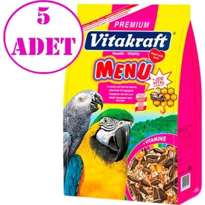 Menü Premium Papağan Yemi 1000 gr 5 Adet