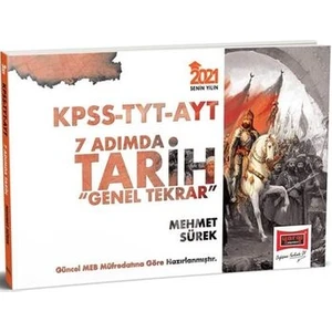 Yargı Yayınevi 2021 KPSS TYT AYT 7 Adımda Tarih Genel Tekrar
