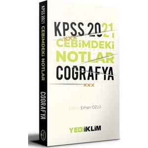 Yediiklim Yayınları 2021 KPSS Cebimdeki Notlar Coğrafya